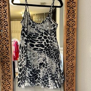 Show me your mumu leopard and snake skin print dress
